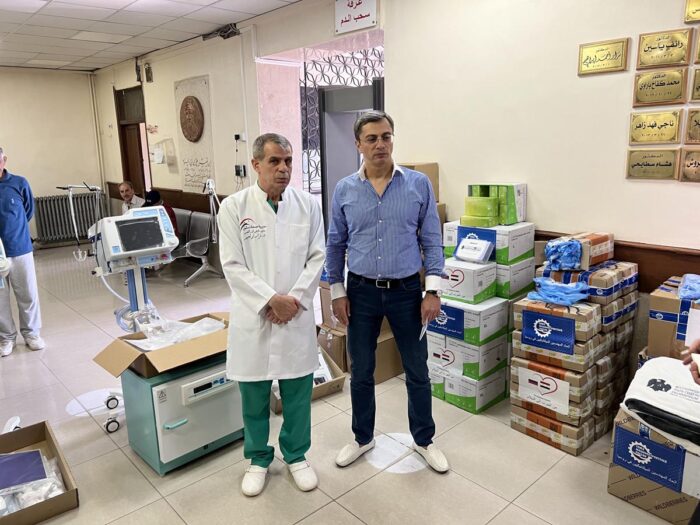 Больница Сирии получила оборудование и медикаменты от СоюзМаш на пять миллионов рублей